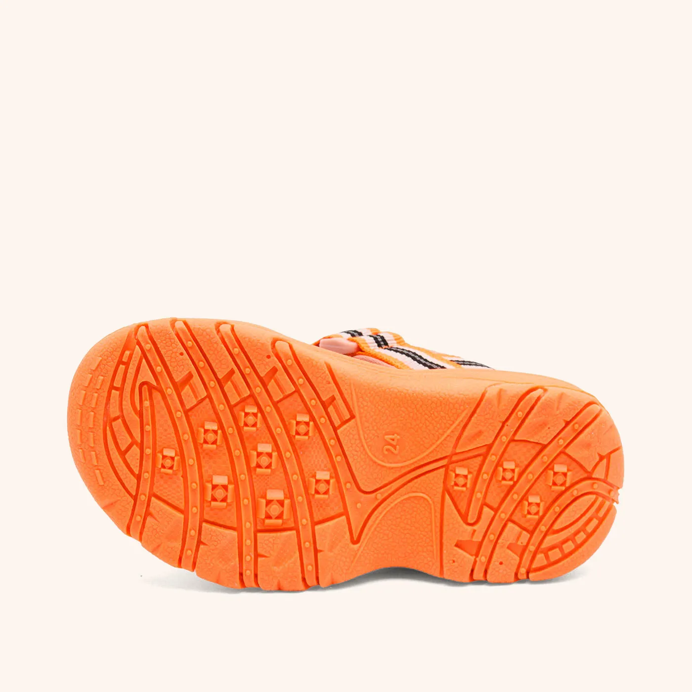Bisgaard Nico sandal orange mix hurtigtørrende