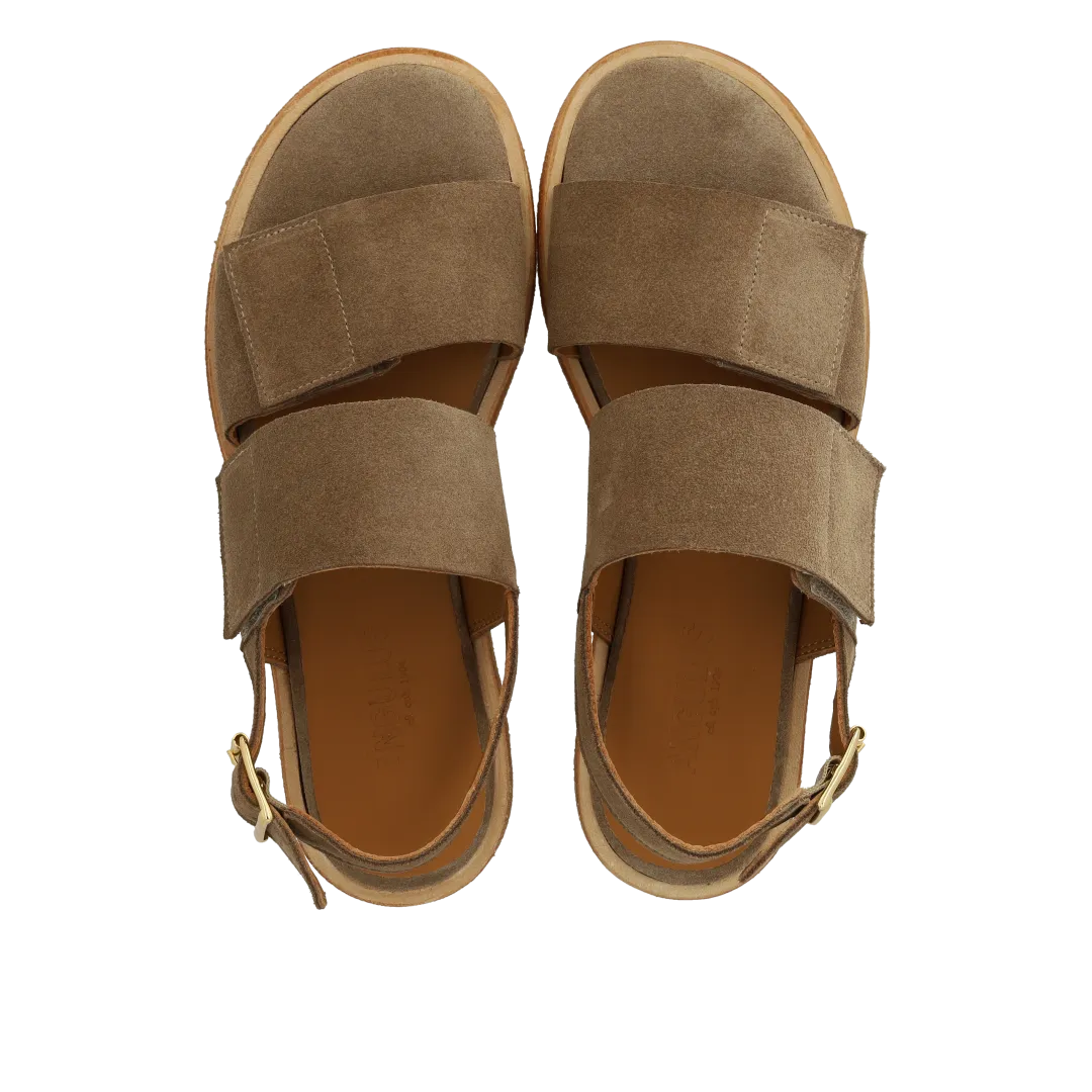 Angulus sandal velcroremme damesandal rund snude