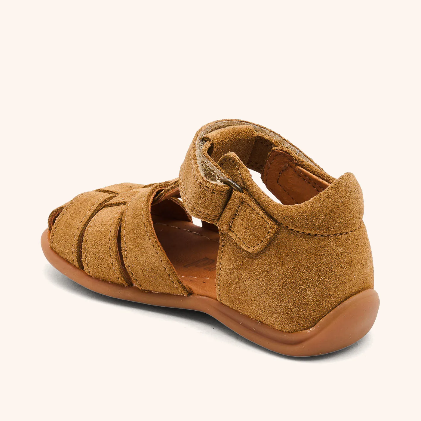 Bisgaard Carly sandal cacao lukket læder