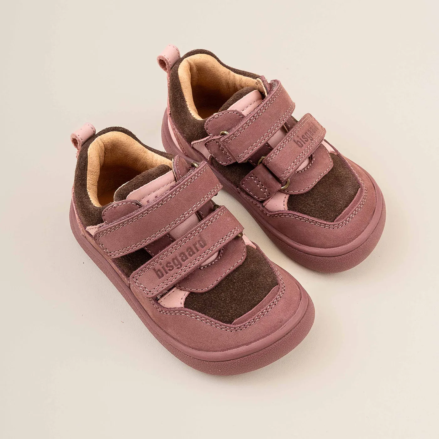 Bisgaard Barefoot Elroy sneaker plum LWG-læder