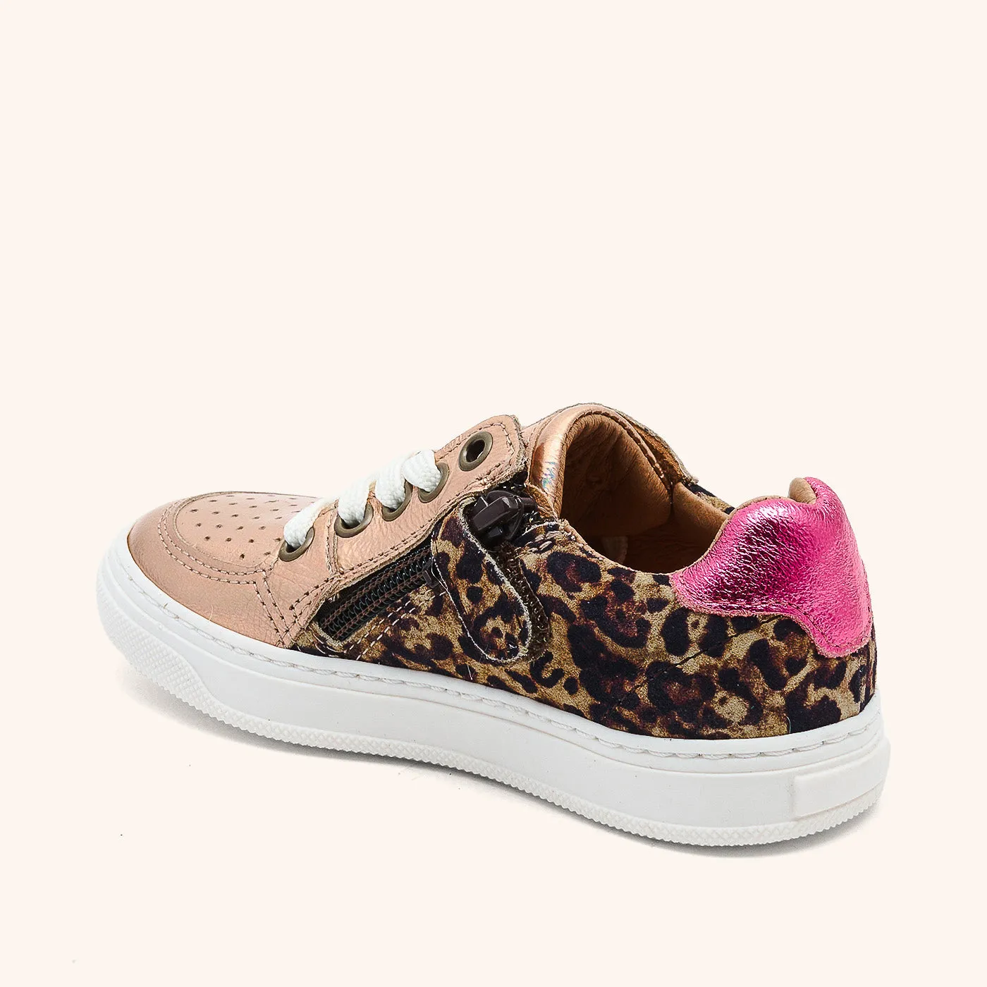 Bisgaard Colin sneaker leopard læder