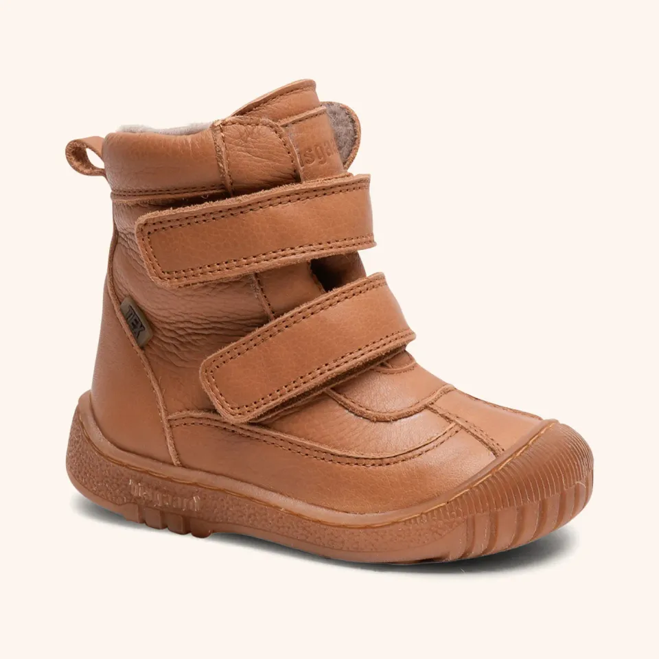Bisgaard Ellis Tex vinterstøvle cognac uldfoer