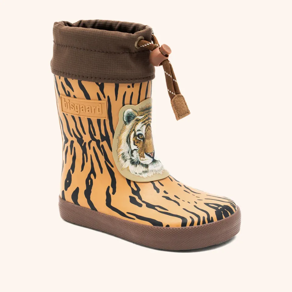 Bisgaard Barefoot Thermo High gummistøvle tiger