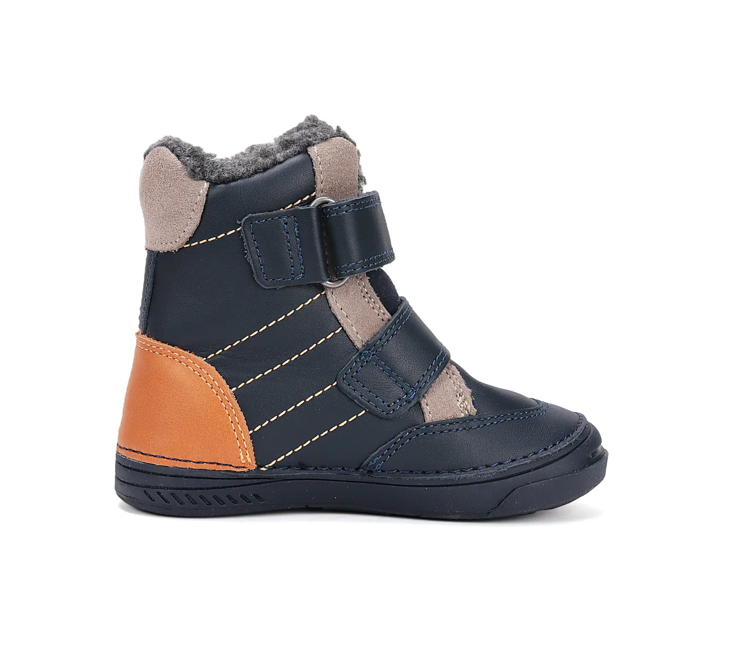 D.D.Step W040-52404B vinterstøvler dreng varm