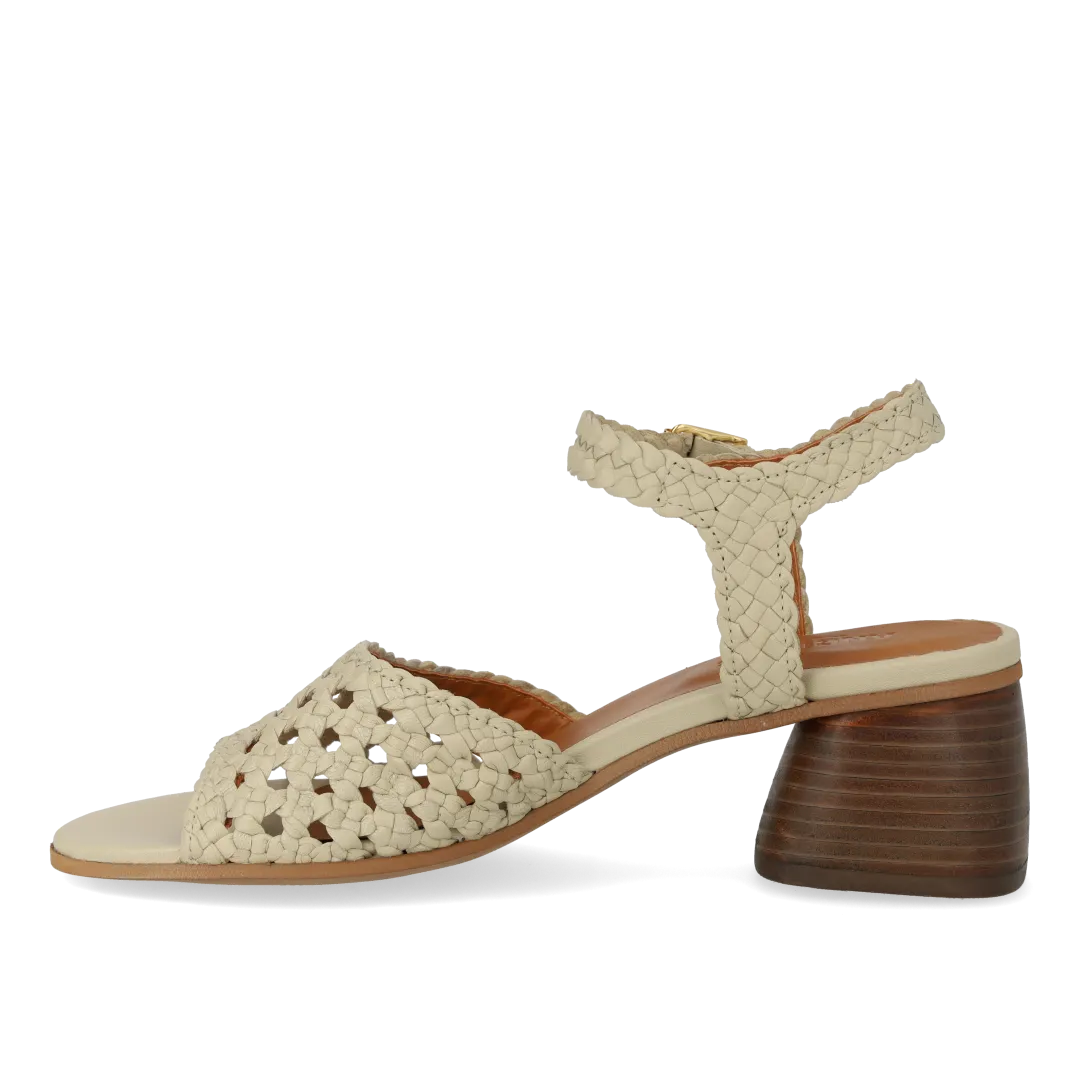 Angulus Haandflettet sandal damesandal 5 cm heel