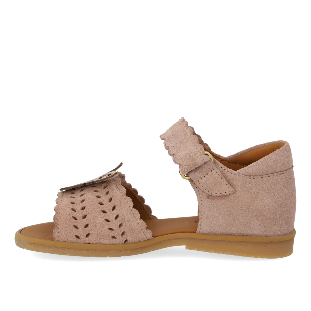 Angulus Sandal Åben Tå Sommerfugl sandaler str 25-32 ruskind