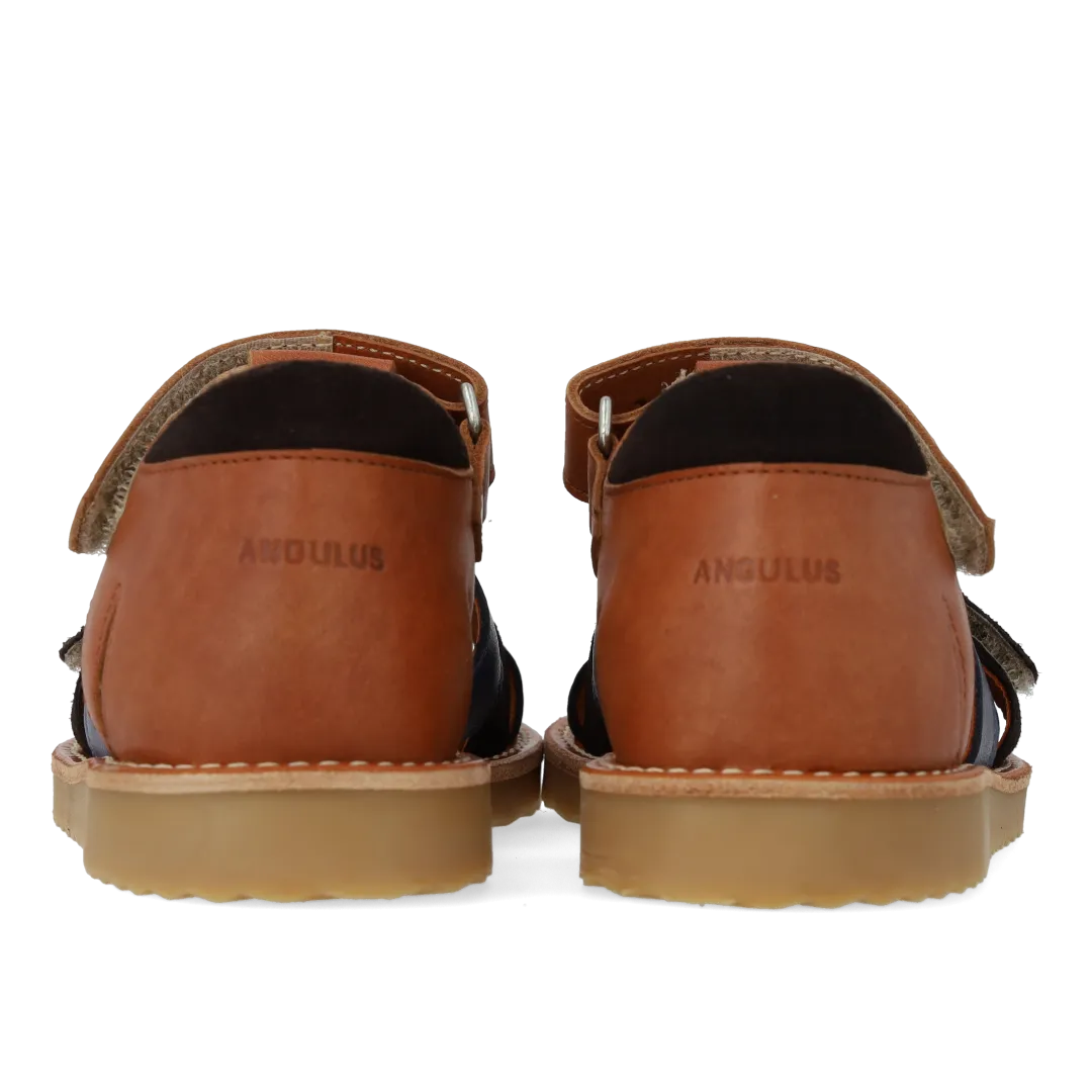 Angulus Colour Block Lædersandal børnesandal