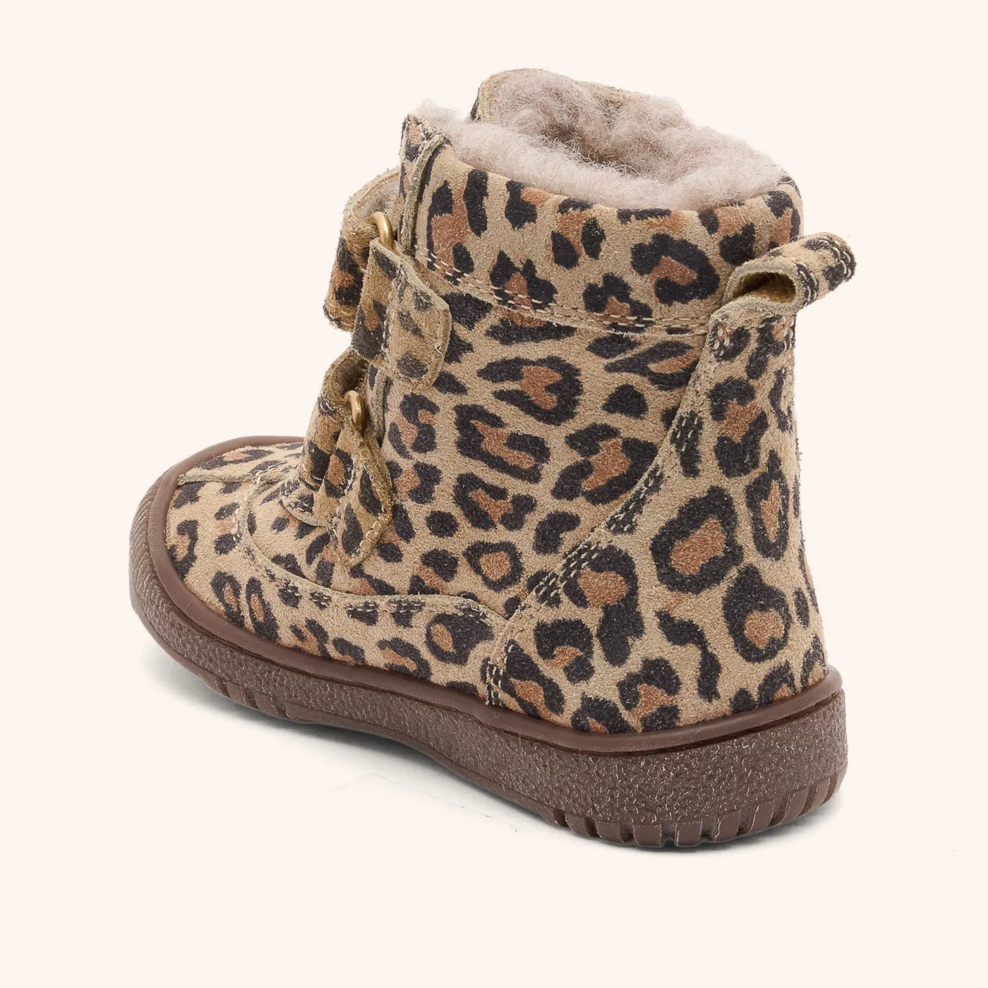 Bisgaard Ellis Tex vinterstøvle leopard vandtæt