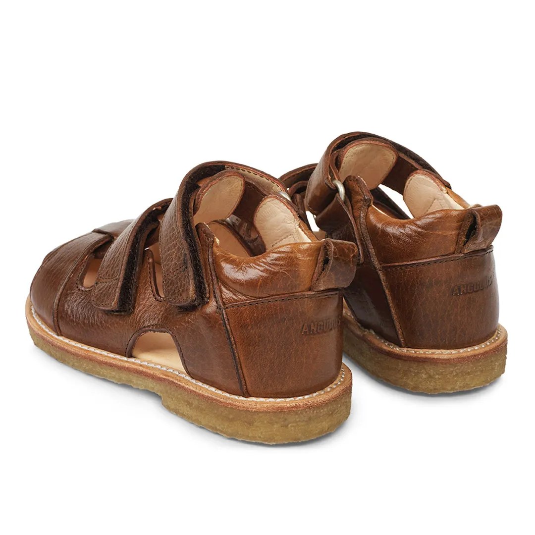 Angulus Sandal Velcro børnesandal læder