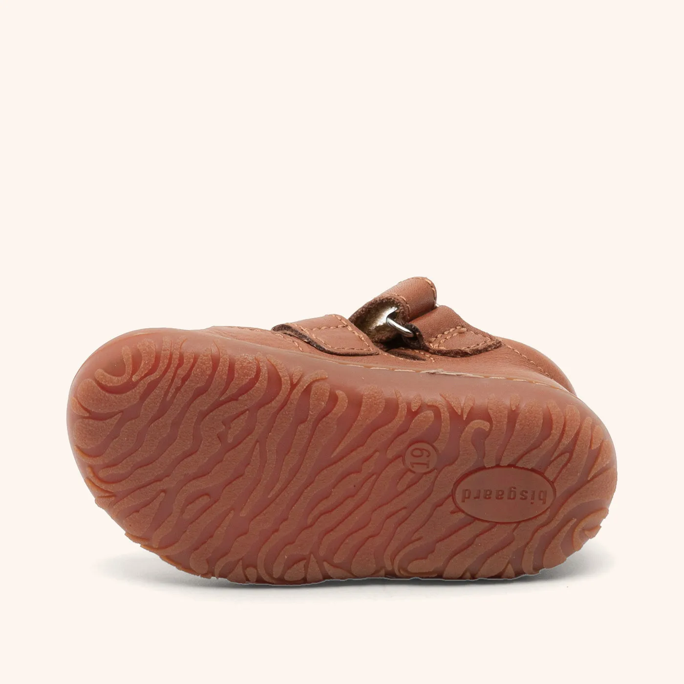 Bisgaard Hana sandal tan barfod bred pasform