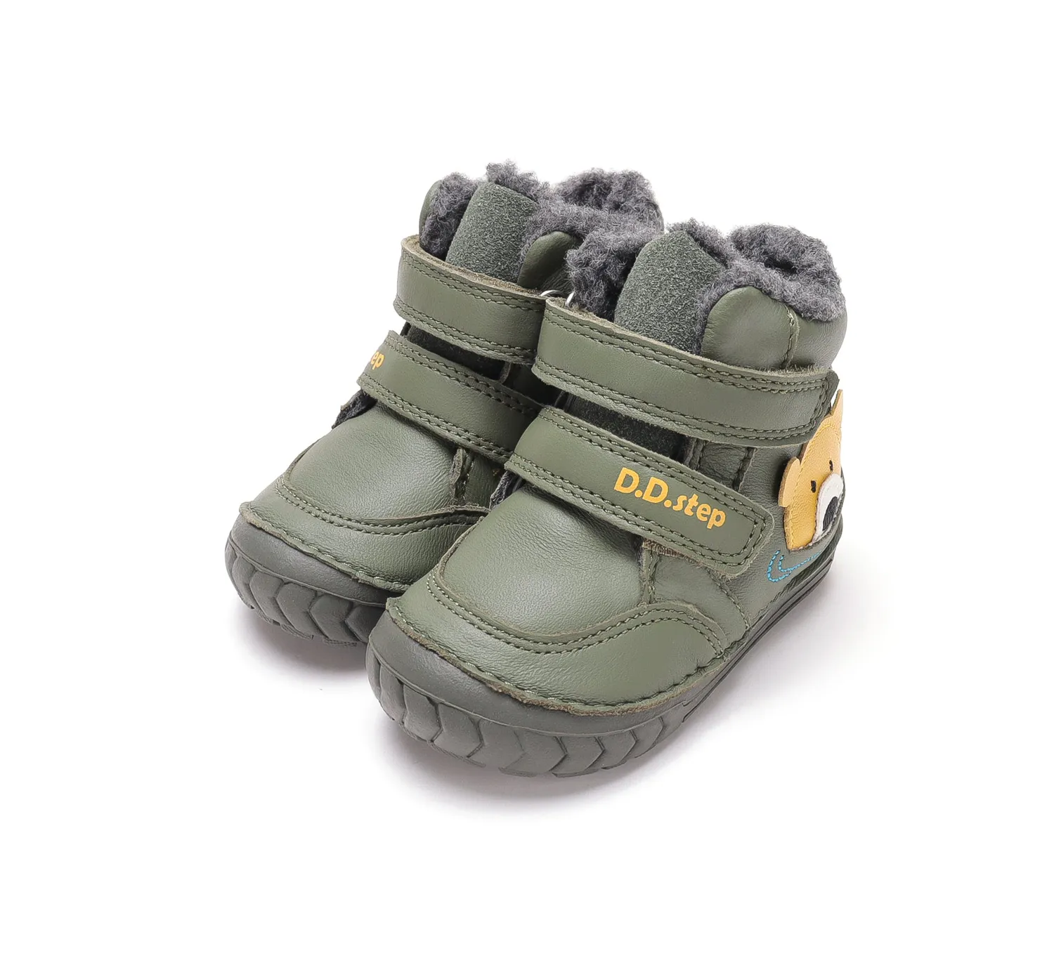 DD Step W029-62556B vinterstøvler dreng foret