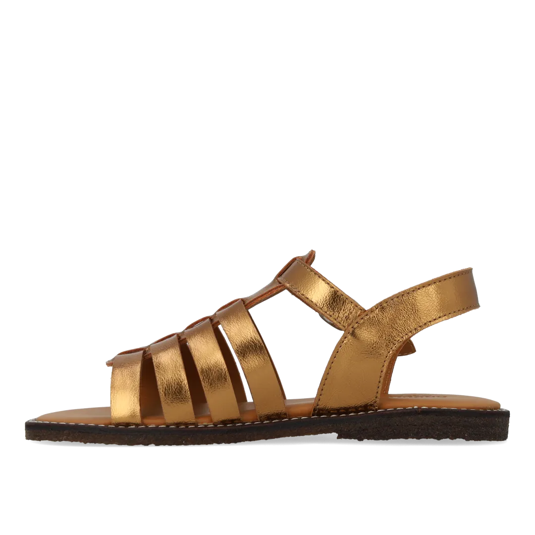 Angulus sandal åben tå lædersandal spænde