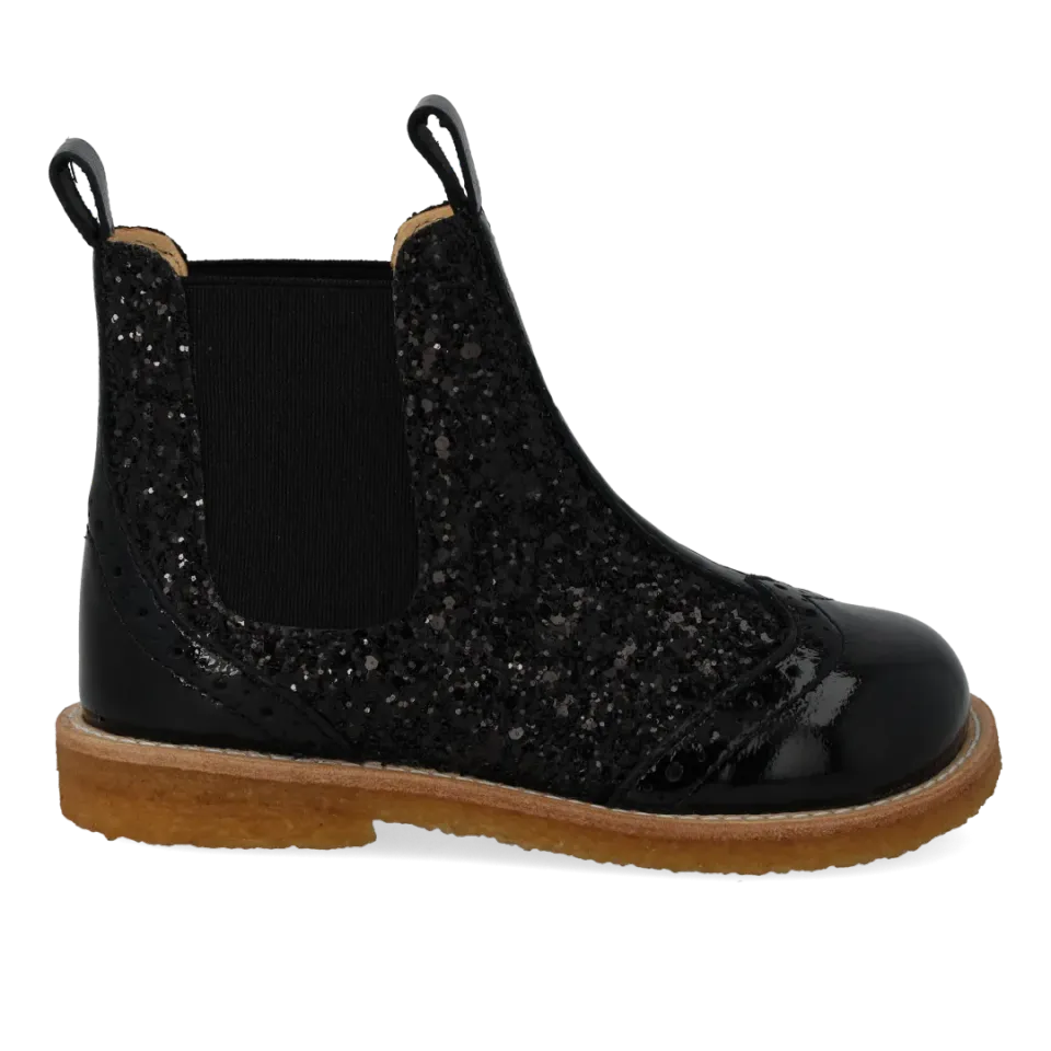 Angulus Chelsea støvle børn glitter