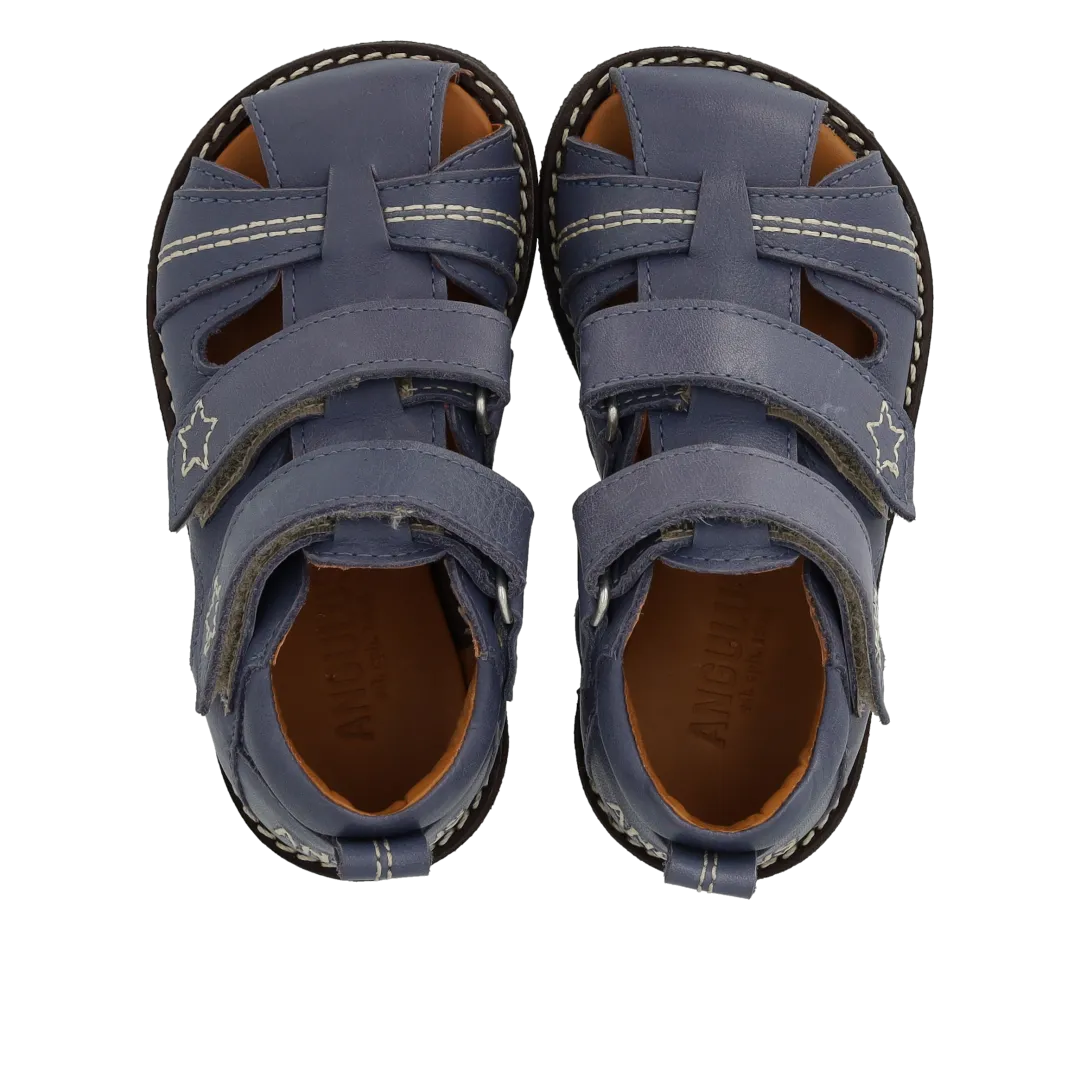 Angulus Sandal med stjernebroderi sandal rummelig