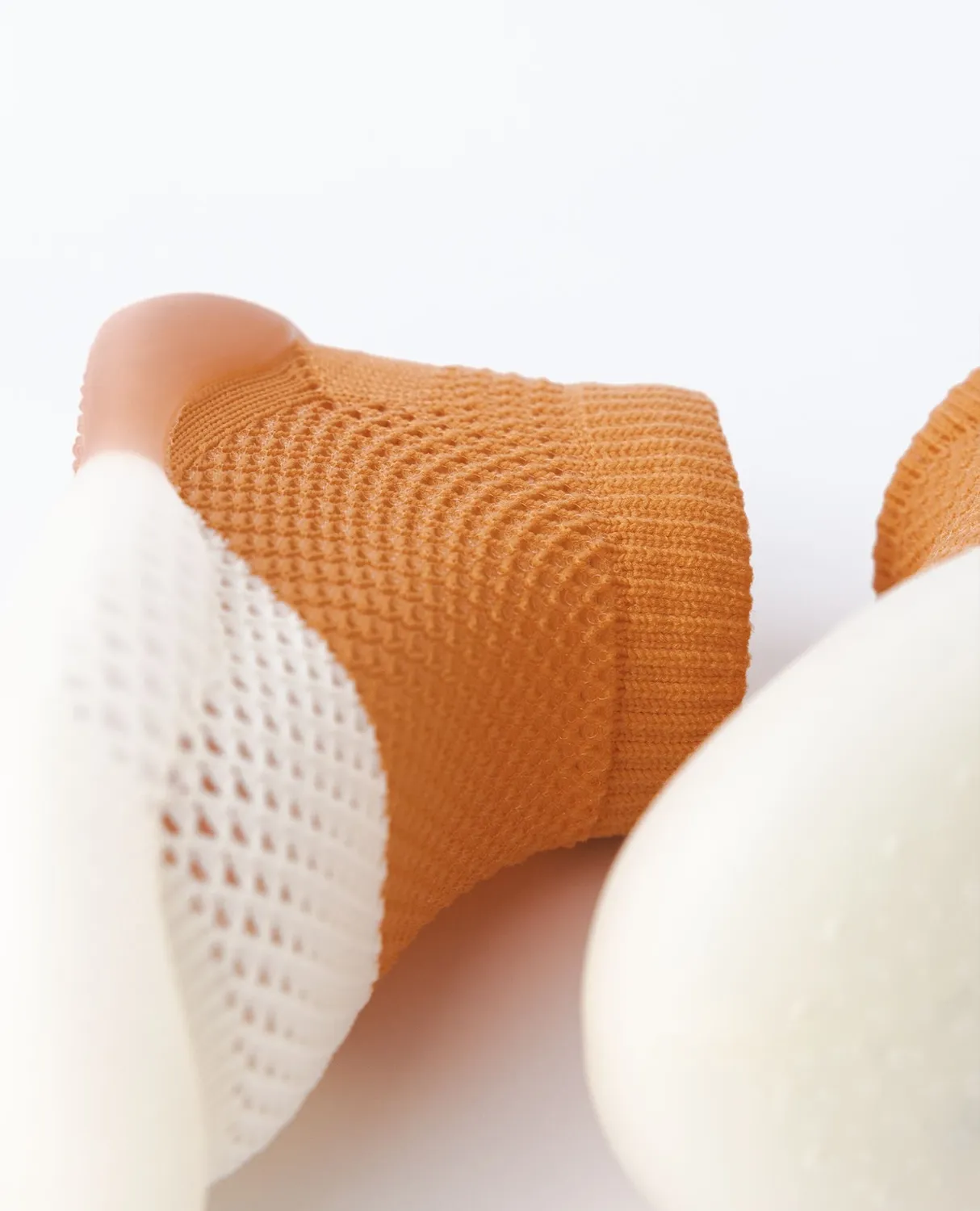Minifus Orange Sommer begyndersko åndbar