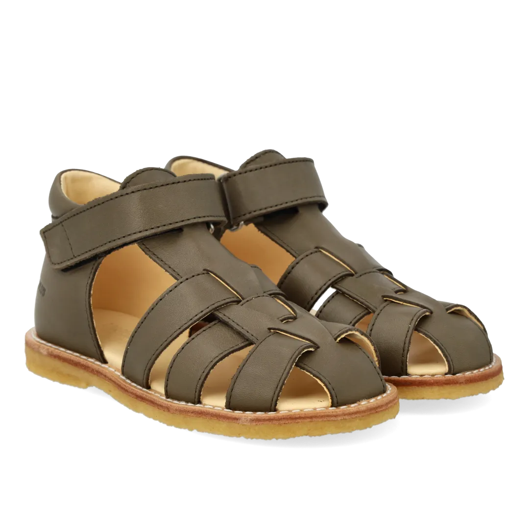 Angulus Begynder sandal velcro lukket tå