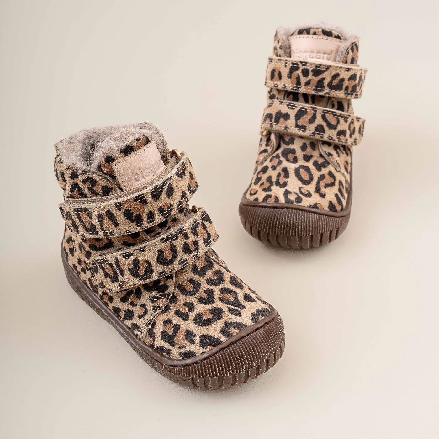 Bisgaard Evon Tex vinterstøvler leopard vandtæt