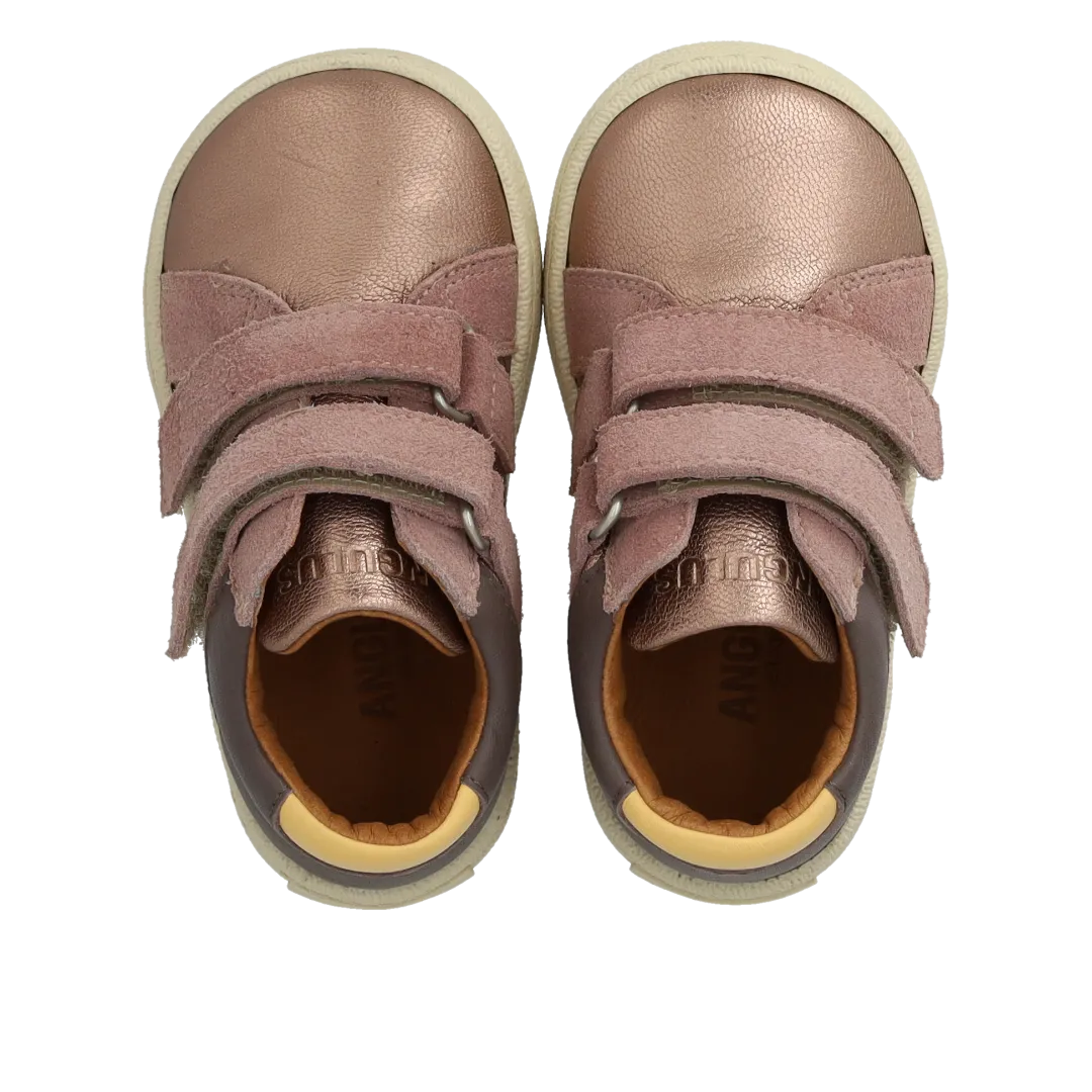 Angulus Mid-cut sneaker begyndersko colourblock