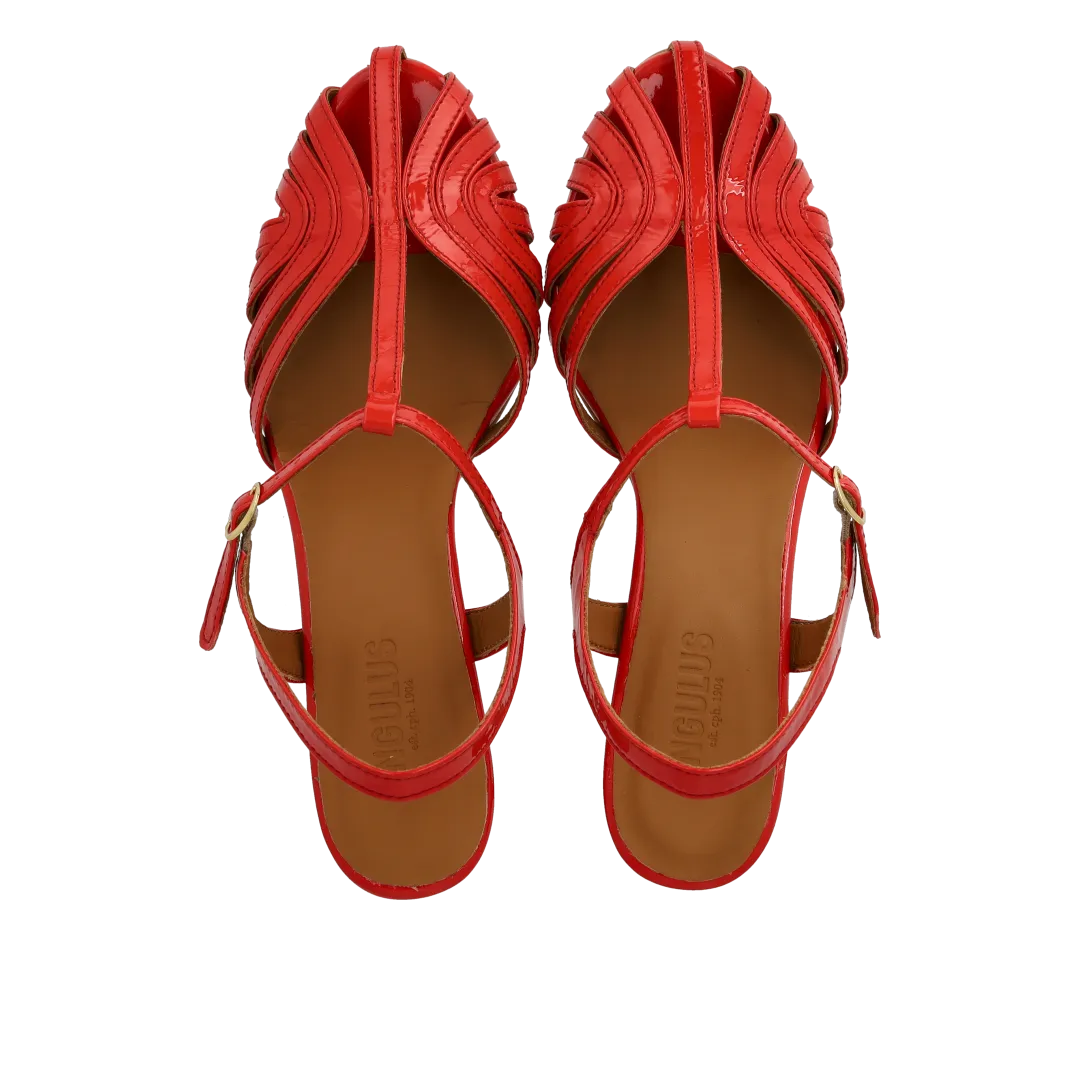 Angulus Højhælet Sandal damesandal 6 cm hæl