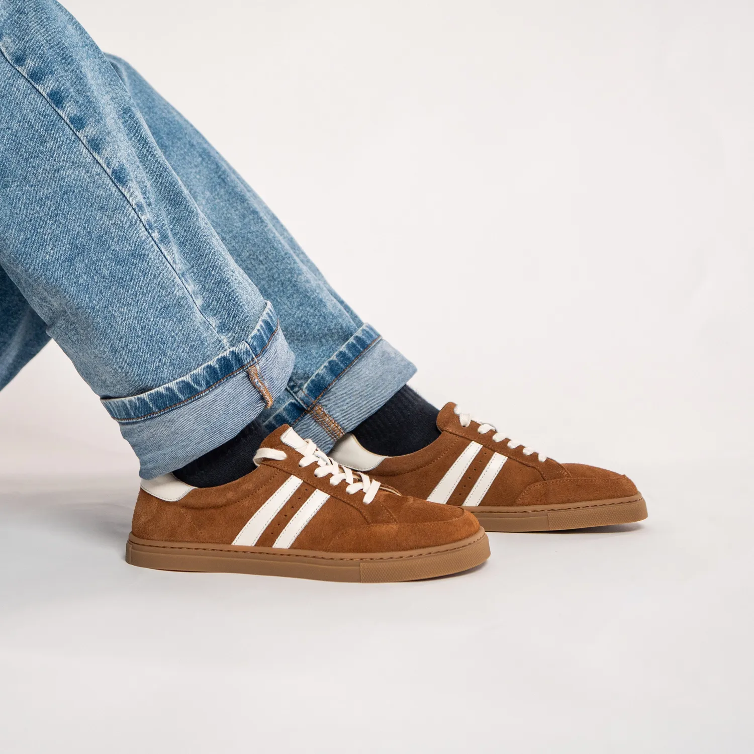 Gogsig Luca Mocca sneaker brun ruskind kvinder