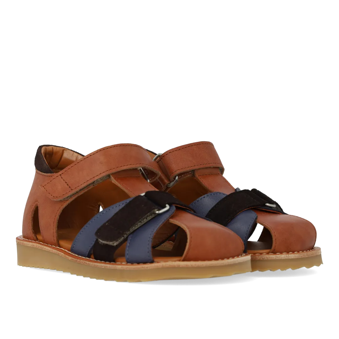 Angulus Colour Block Lædersandal børnesandal