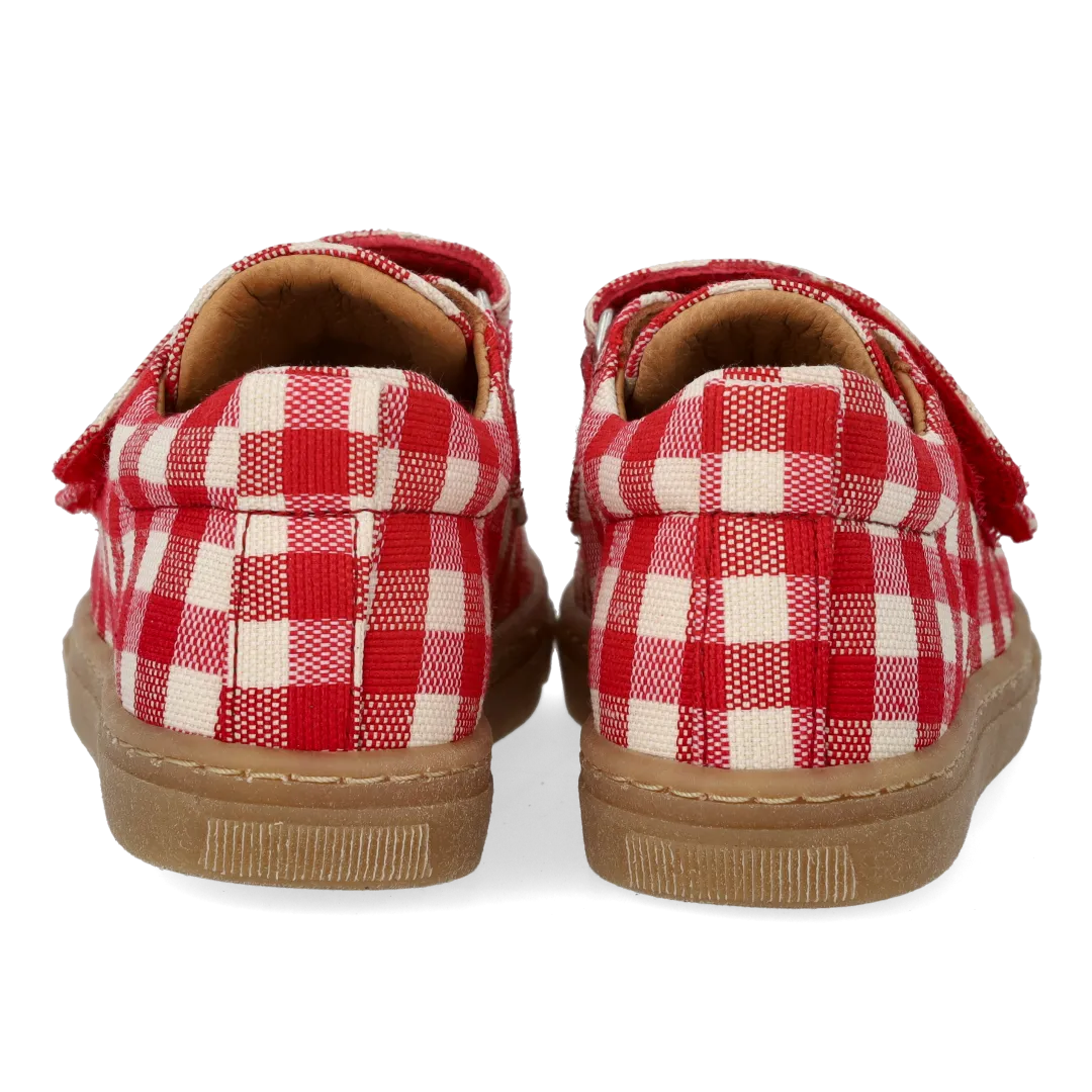 Angulus Sneaker recycled kanvas velcro børn