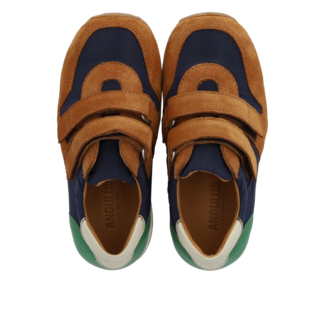 Angulus Running sneaker colour-block velcro