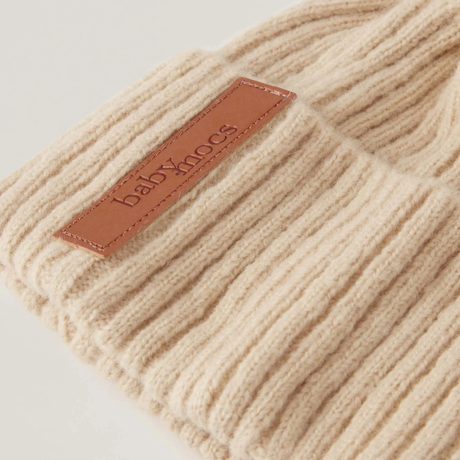 BabyMocs Beanie hue brun børn økologisk