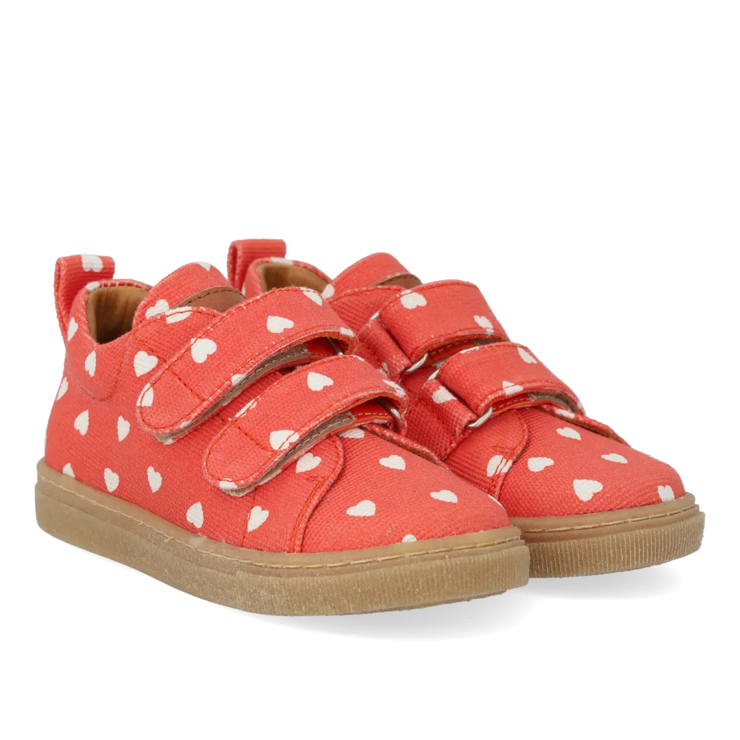 Angulus sneaker recycled bomuldskanvas velcro