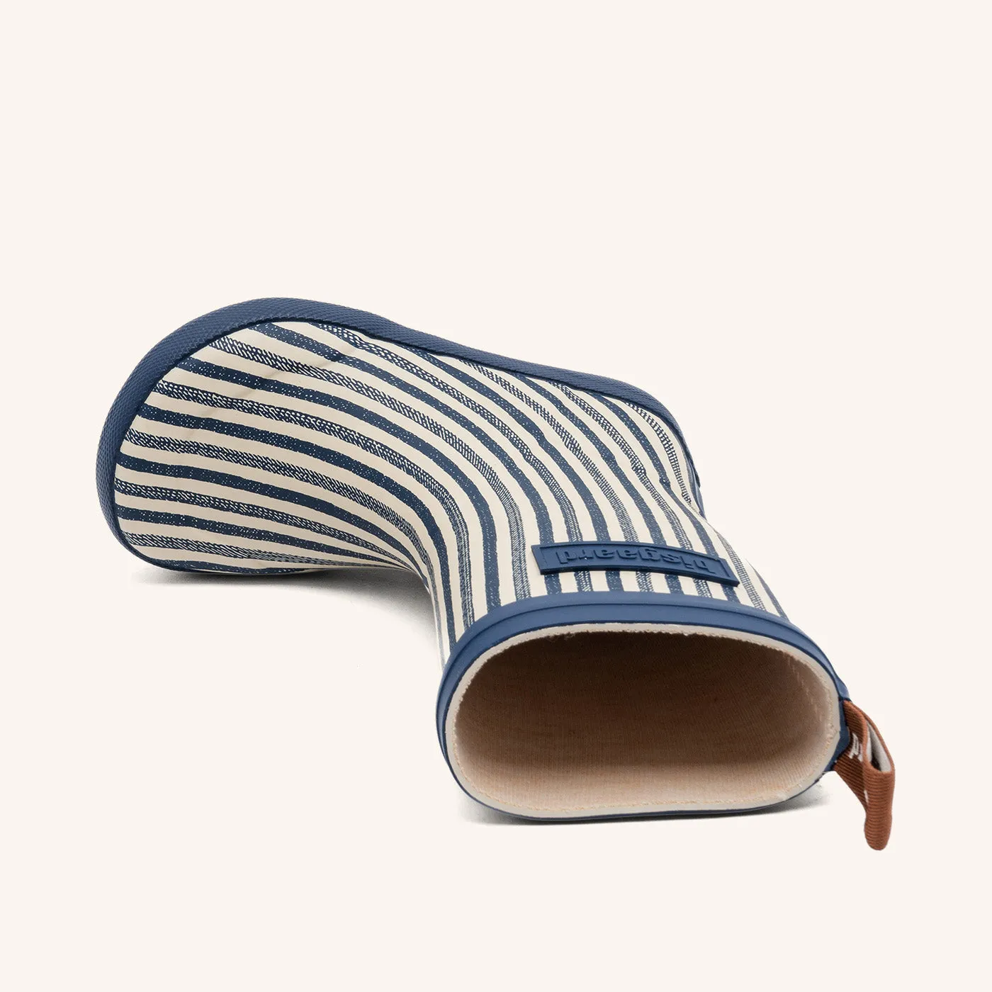 Bisgaard Barefoot High Rubber gummistøvle sailor stripes