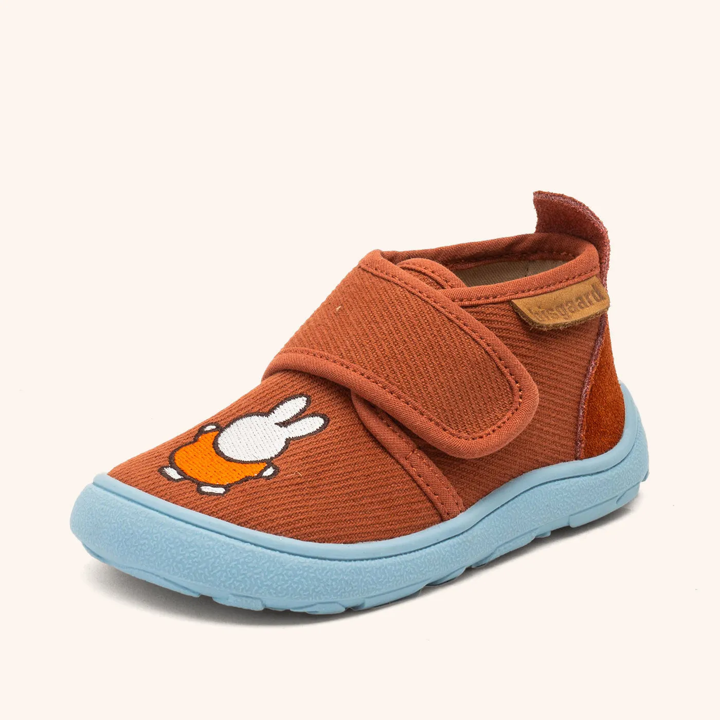 Bisgaard Barefoot Basic hjemmesko miffy terracotta
