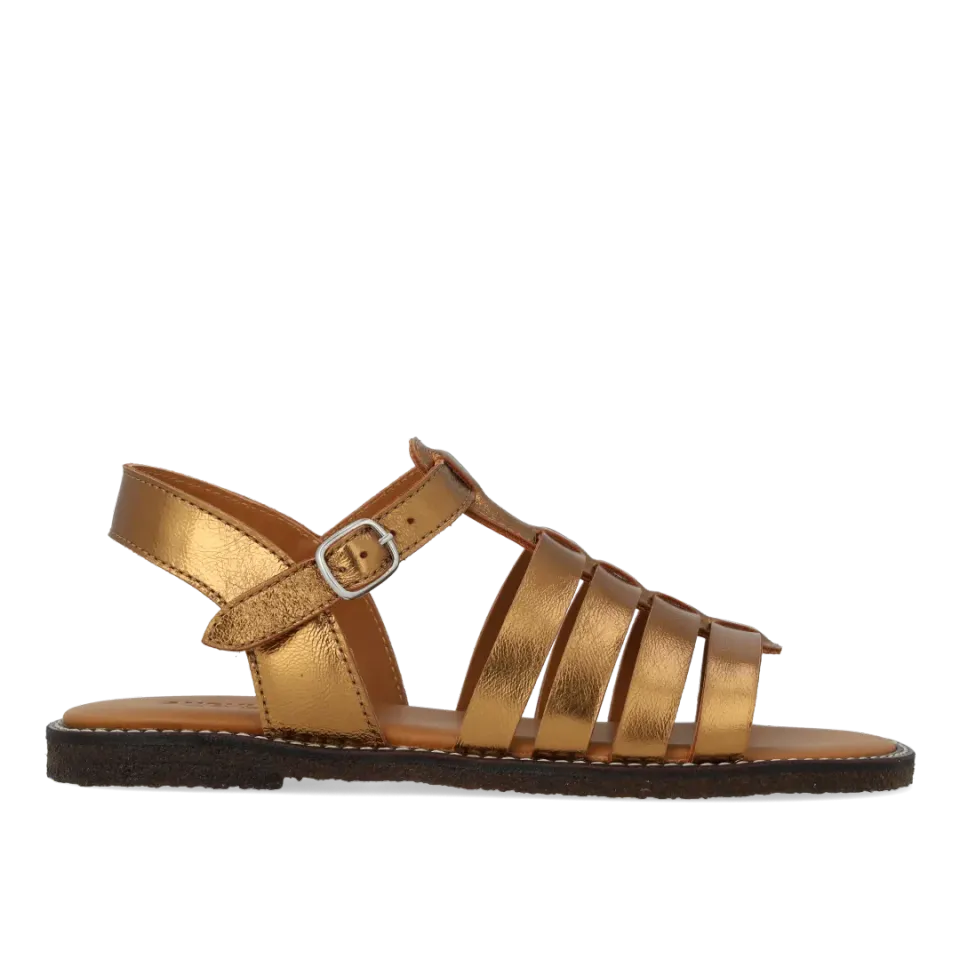 Angulus sandal åben tå lædersandal spænde