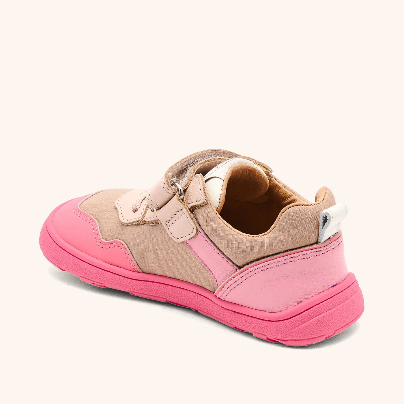 Bisgaard Barefoot Baloo Pink barfodssneaker ruskind