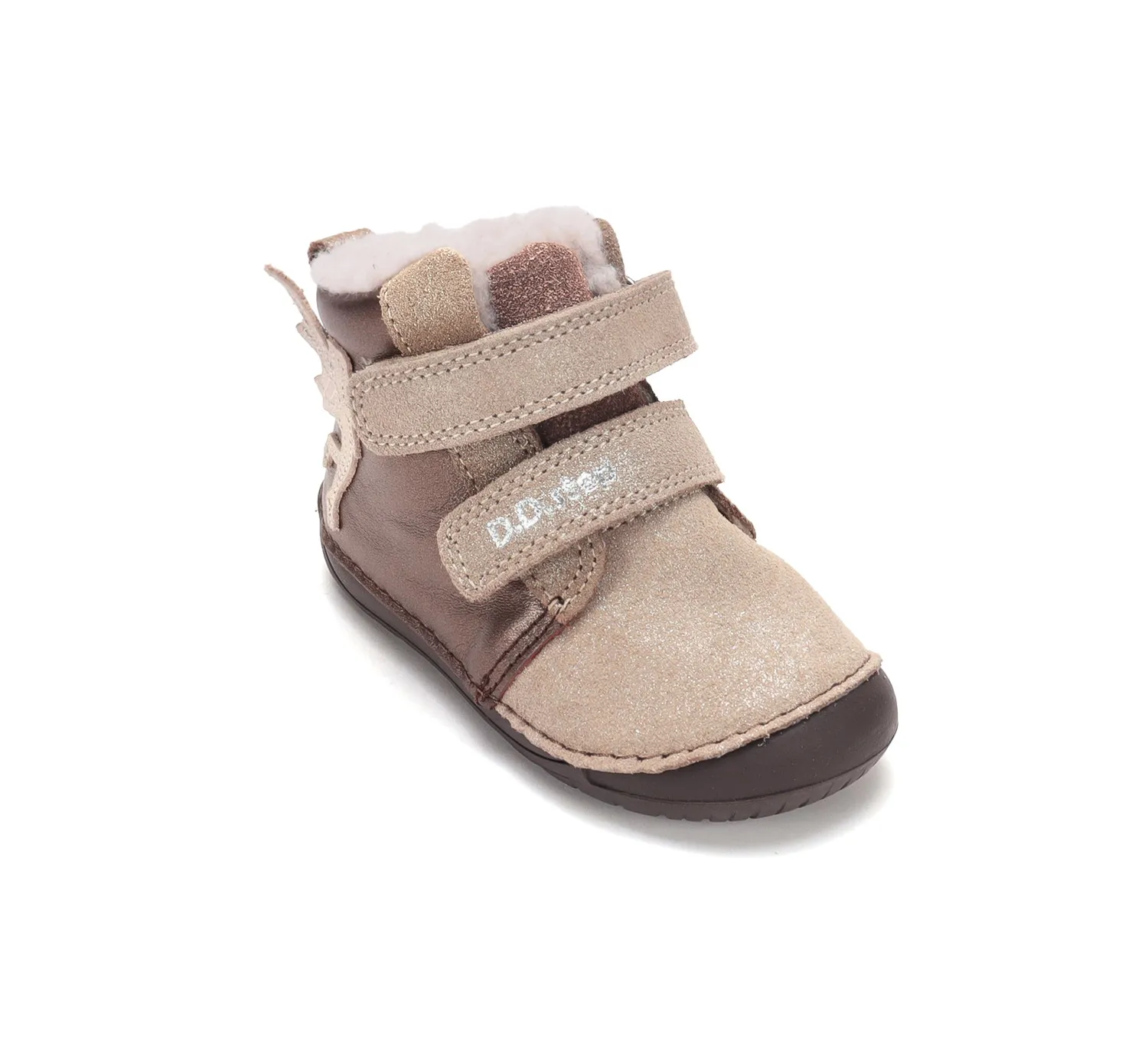 DD Step W070-62223A vinterstøvler pige barefoot