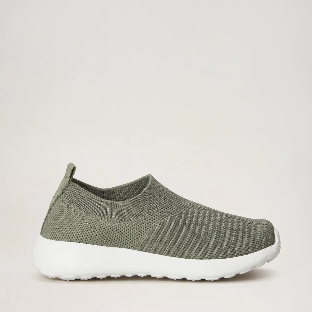 BabyMocs The Sneakers barfodssko sand lette