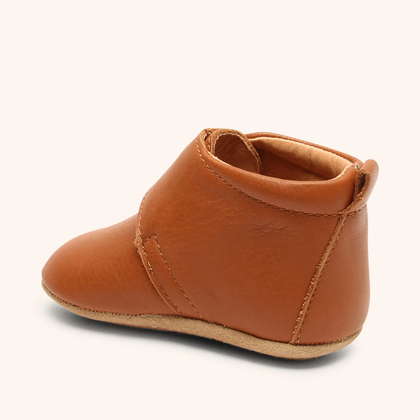 Bisgaard Baby Star hjemmesko cognac læder