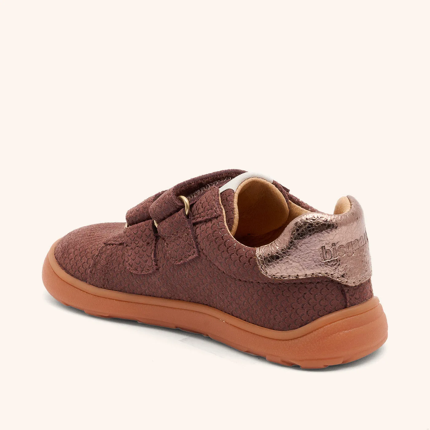 Bisgaard Barefoot Ricco barfodssko plum læder