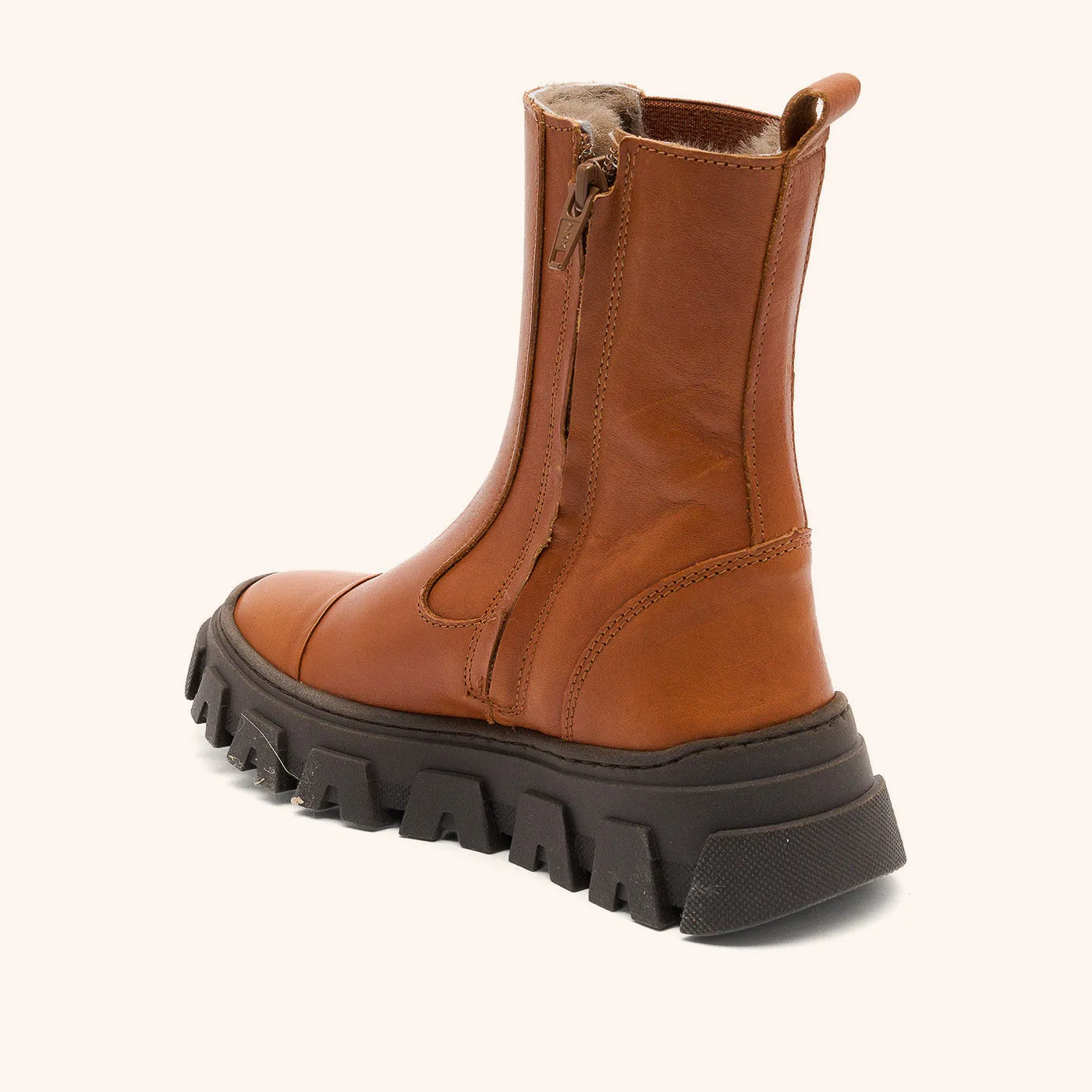 Bisgaard Nilla Lamb vinterstøvle cognac