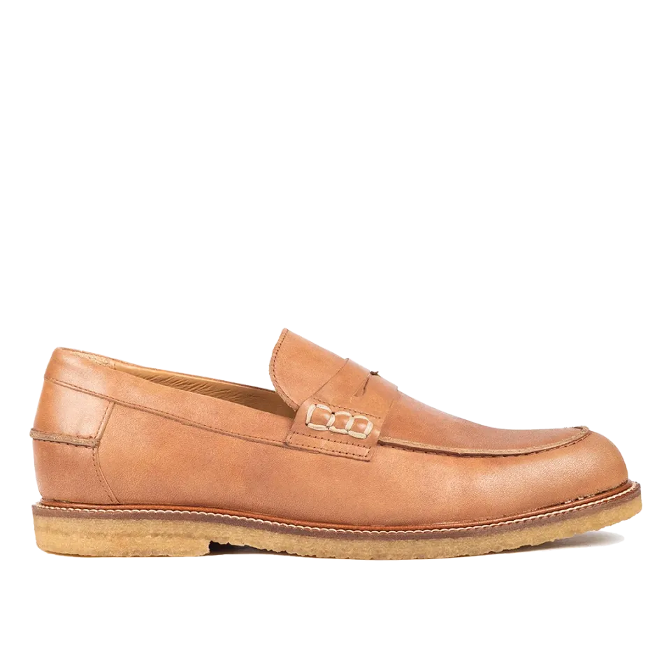 Angulus Loafer dame penny loafer læder skind