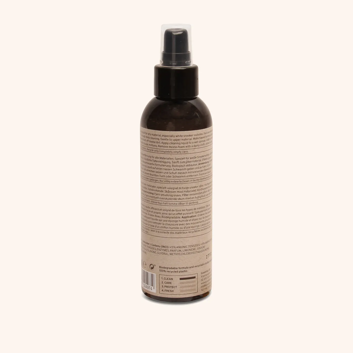 Bisgaard Skorens skocleaner 150 ml vandbaseret