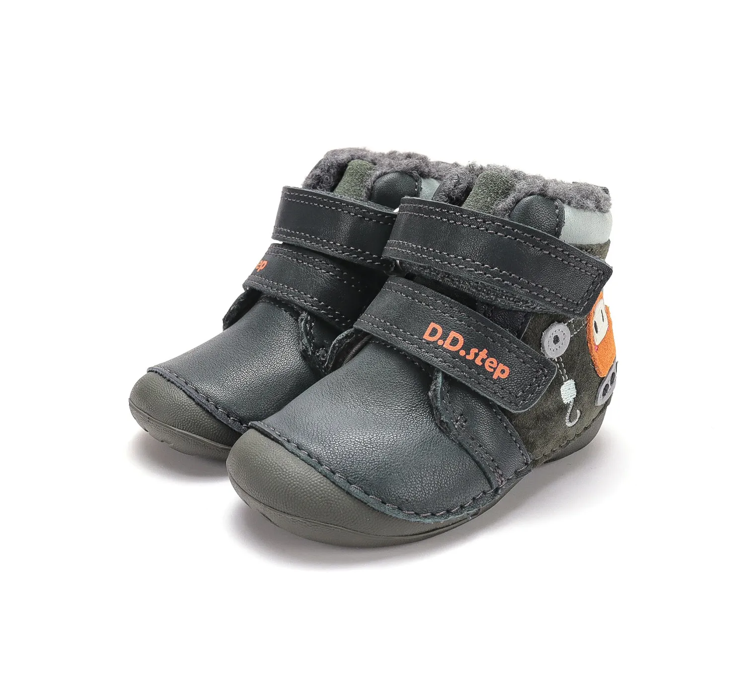 DD Step W015-62928A vinterstøvler baby første skridt