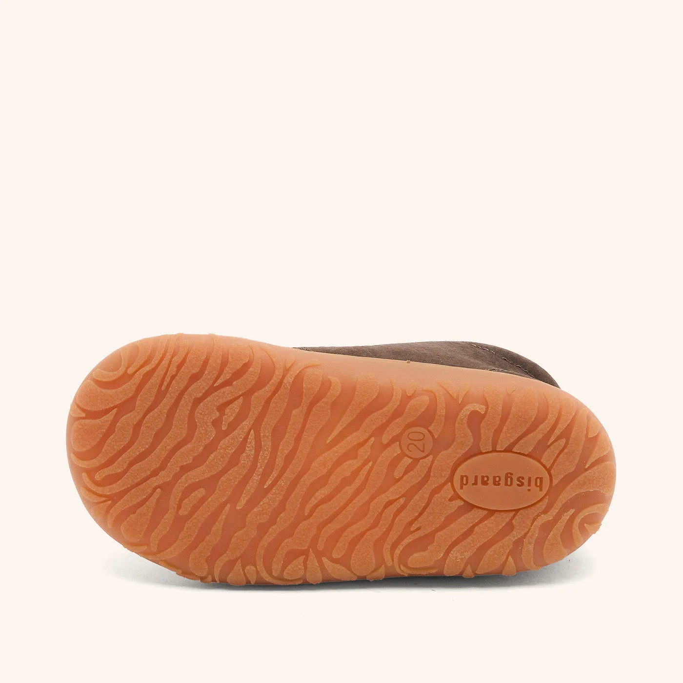 Bisgaard Hale L begyndersko dark brown blød lær