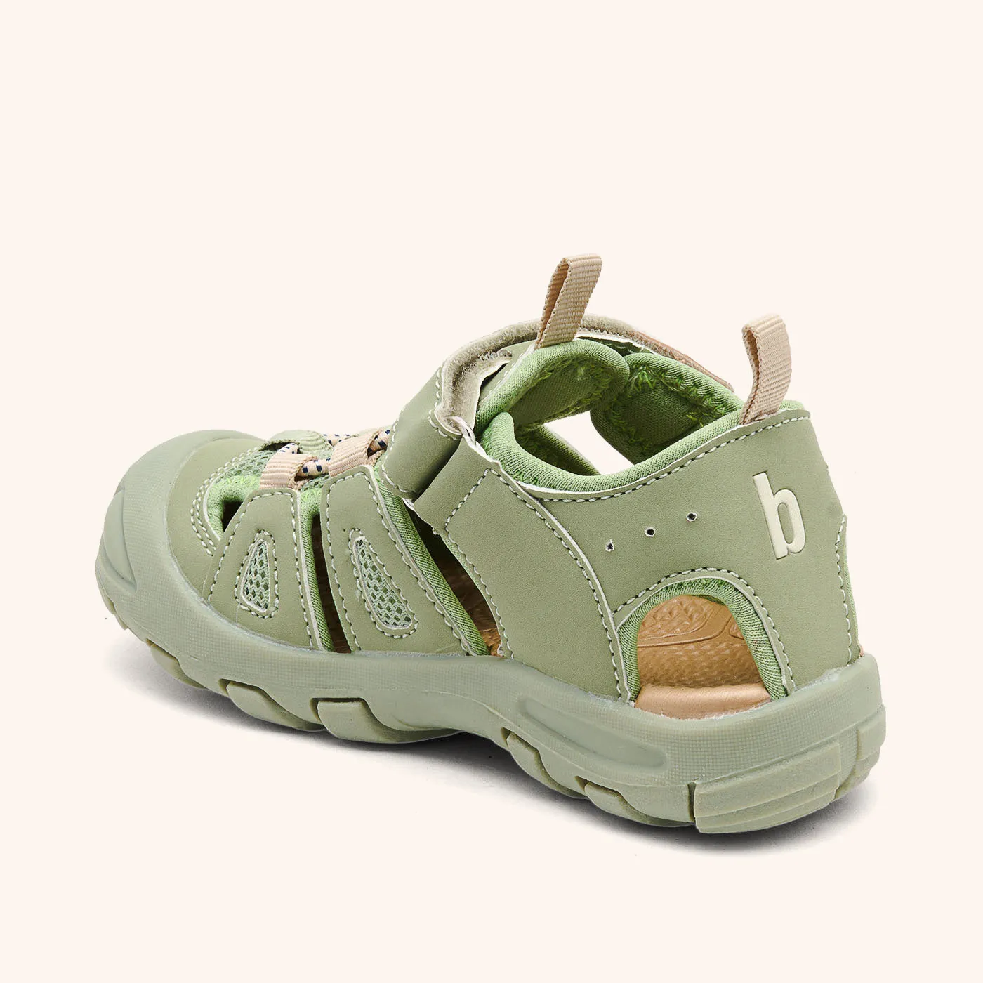 Bisgaard Parker sandal sage åben