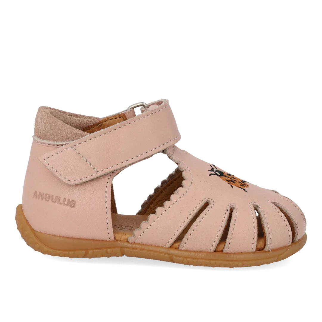Angulus Sandal mariehønebroderi begyndersandal blød
