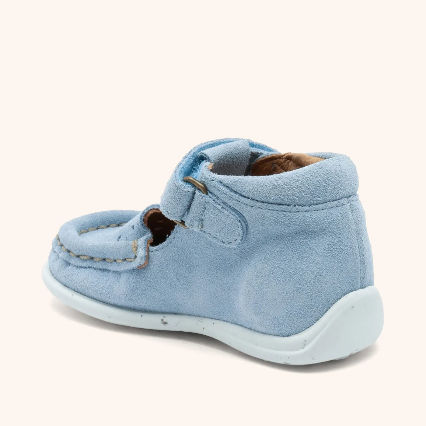 Bisgaard Pil begyndersandal baby blue blød lædersandal