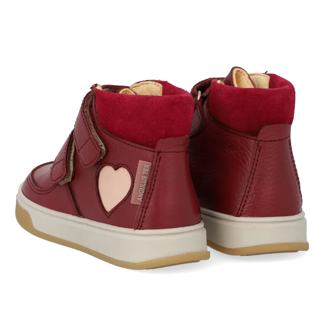 Angulus High-top TEX-sneaker lak-hjerte vandtæt