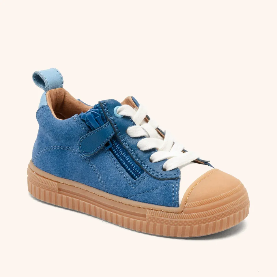Bisgaard Sia sneaker blue sporty med lynlås