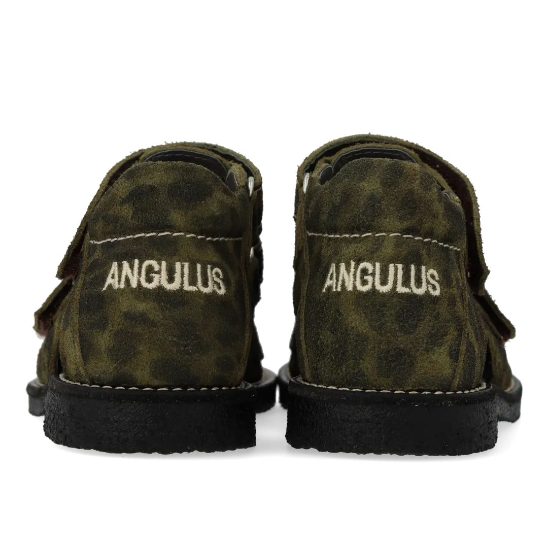 Angulus Sandal med stikningsdetaljer børnesandal rummelig
