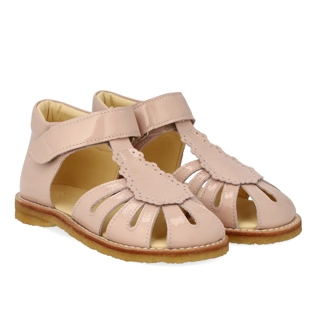Angulus Begynder sandal med velcro sandal broderi