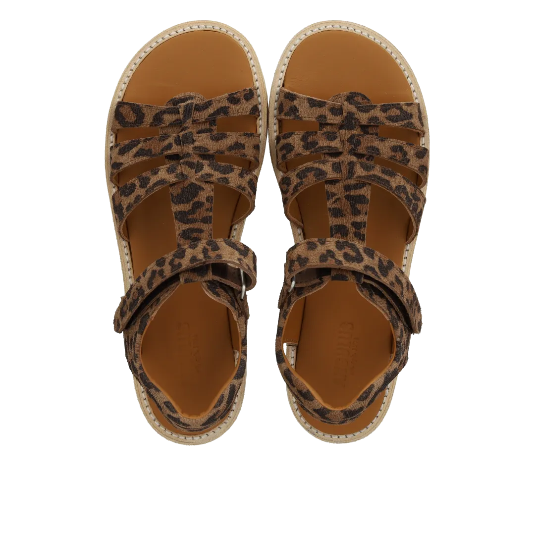Angulus T-rem sandal velcro børnesandal læder